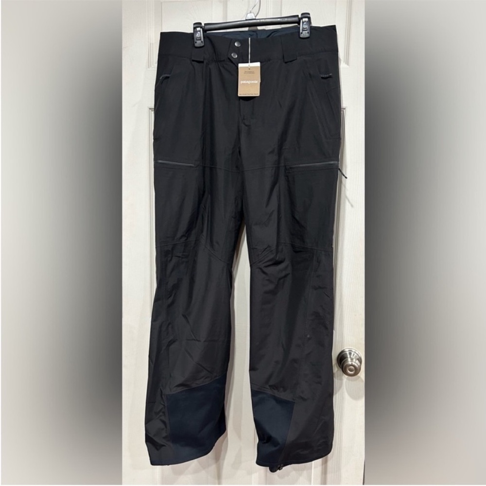 Patagonia Men's XXL Powder Town Ski Pants Regular Black NWT Snowboard